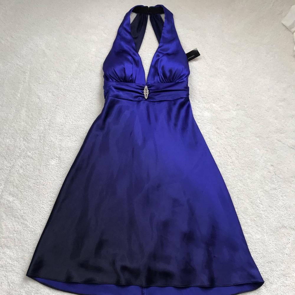 Early 2000’s Backless Hi-Low Prom Dress